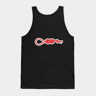 Rock climbing figure 8 knot Tank Top